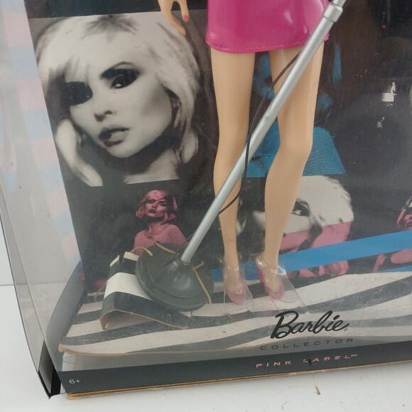 Barbie Debbie Harry Doll Blondie Ladies of the 80s Pink Label 2009 Collector NOB - Picture 3 of 16